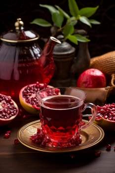 شاي الرمان التركي
